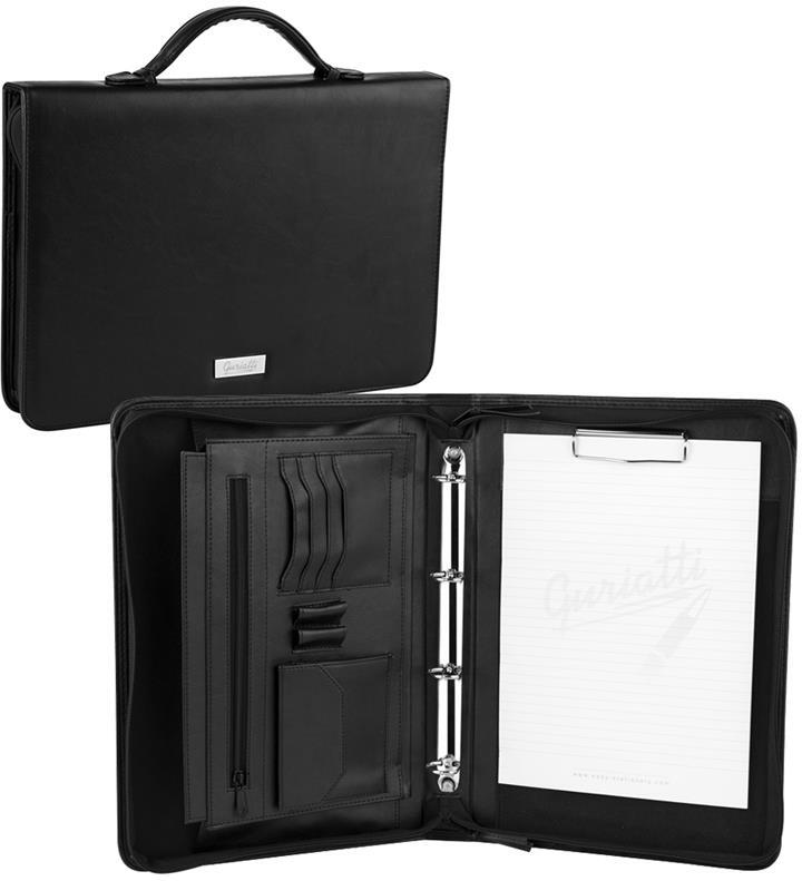 Obchodní složka/diplomatka EASY Guriatti POCKET, se zipem, A4-B-02, černá