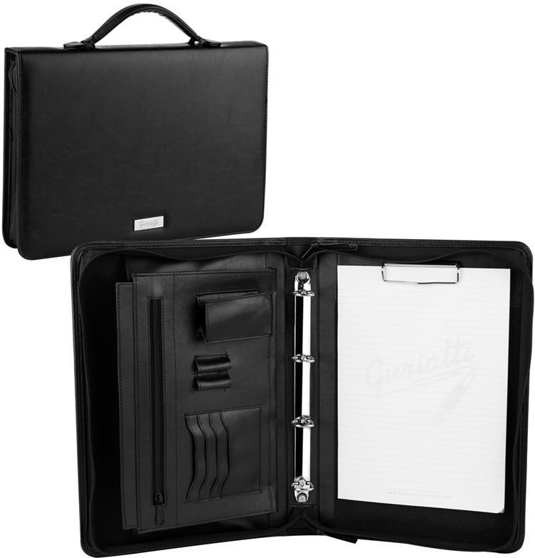 Obchodní složka/diplomatka EASY Guriatti MODERN, se zipem, A4-B-05, černá