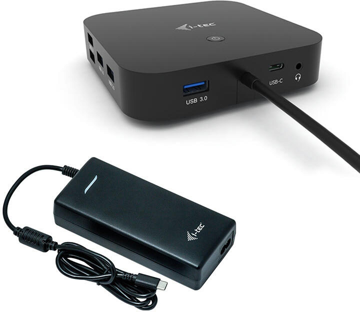 I-TEC USB-C Dual Display Docking Station s Power Delivery 100W + I-TEC Universal Charger 112W (C31DUALDPDOCKPD100W)