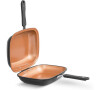 Otočná pánev Mediashop Livington Black Doubletta Basic