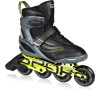 Spokey PRETO Kolekov brusle, erno-zelen, ABEC7 Carbon, vel. 39