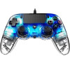 Nacon Wired Compact Controller - transparent blue (PS4) (PS4OFCPADCLBLUE)