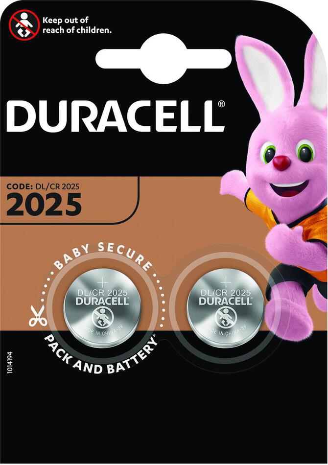 Lithiová baterie Duracell Lithium 2025 2ks