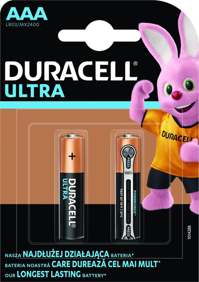 Alkalická baterie Duracell Ultra AAA 2ks