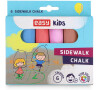 EASY Kids Chodníkové křídy, 6 barev