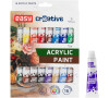 Akrylové barvy EASY 12 ml, 16 ks