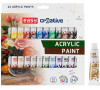 Akrylové barvy EASY Creative, 12 ml, 24 ks