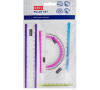 Souprava pravítek EASY 4 ks, 15 cm