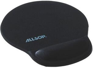 ALLSOP Gelová podložka pod myš černá, 30mm podpora zápěstí (05940)