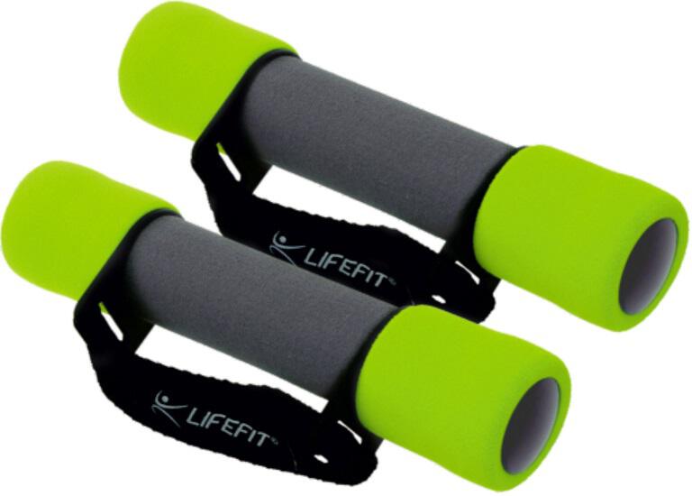 Činky molitanové s páskem LIFEFIT® PLUS 2x0,5 kg