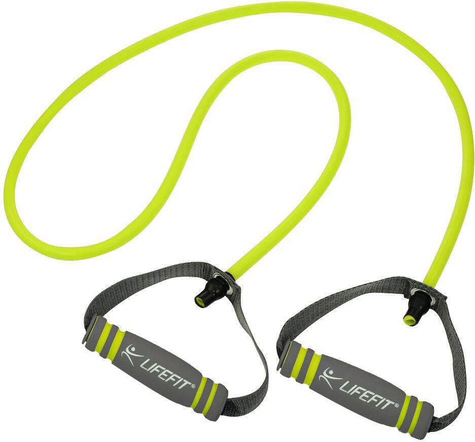 Gumový posilovač LIFEFIT® EXPANDER LONG 1.8 m S2, světle zelený