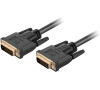 Kabel GoGEN DVI-D/DVI-D, Dual Link, 3m - černý
