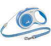 Vodítko FLEXI Comfort S lanko 5m/12kg modrá NEW