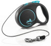 Vodítko FLEXI Black Design XS lanko 3m/8kg modrá