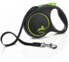 Vodítko FLEXI Black Design M pásek 5m/25kg zelená