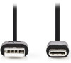 USB kabel NEDIS CCGP60600BK01