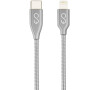 Epico METAL USB-C to LIGHTNING CABLE 1.2m - silver