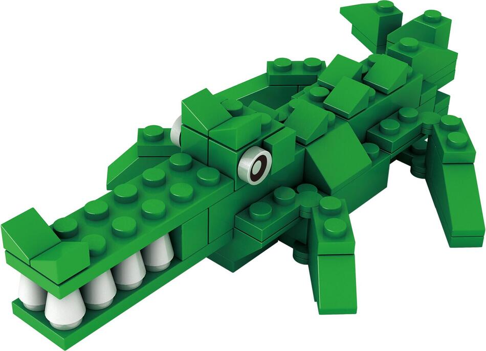 Stavebnice IMMAX LIGHT STAX HYBRID Snapping Crocodile