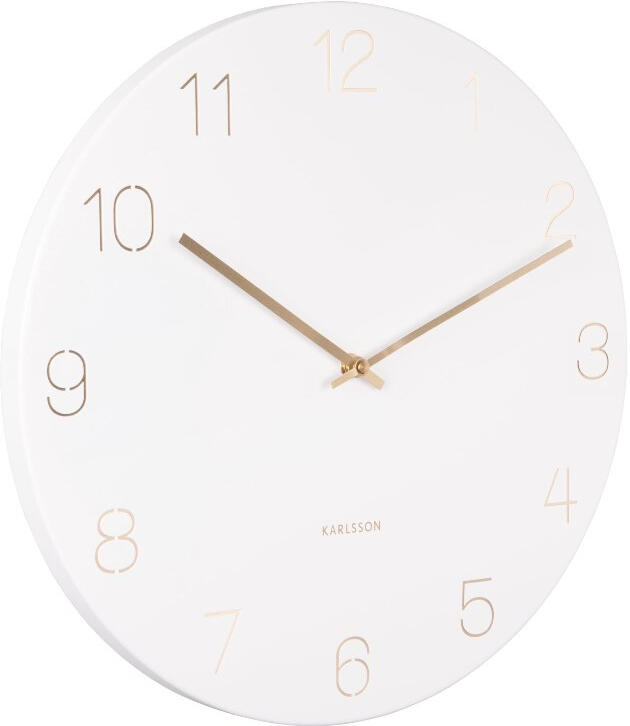 Designové nástěnné hodiny 5762WH Karlsson 40cm