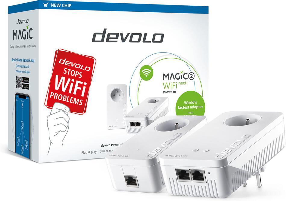 Devolo Magic 2 WiFi next Starter Kit 2400 Mbps (8621)