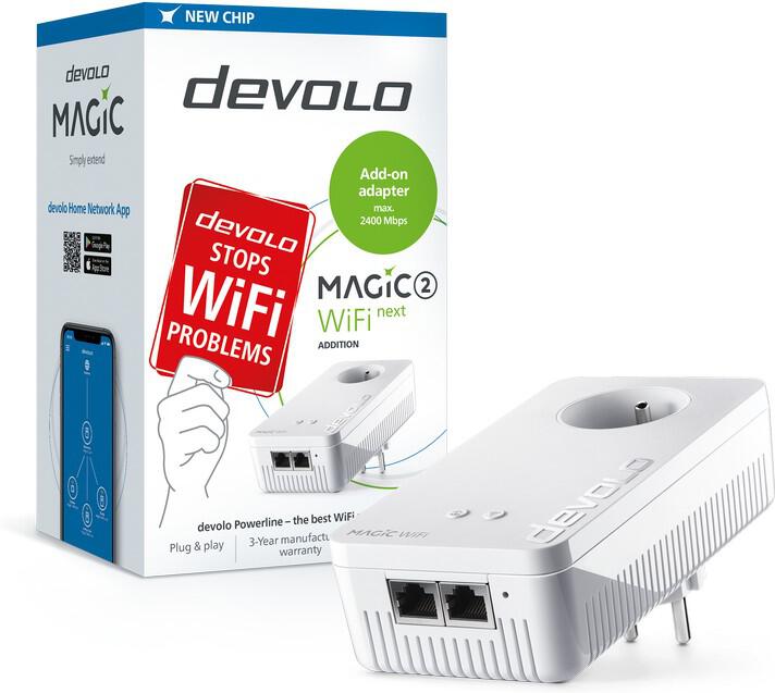 Devolo Magic 2 WiFi next rozšiřující modul 2400 Mbps (8611)