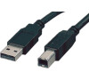 Kabel Roline USB 2.0 A-B 3m, černý