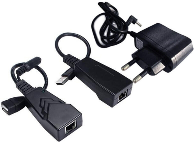 PremiumCord USB 2.0 extender po Cat5/Cat5e/Cat6 do 50m (kuext2)