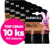 VÝHODNÝ SET 10ks AA baterií DURACELL