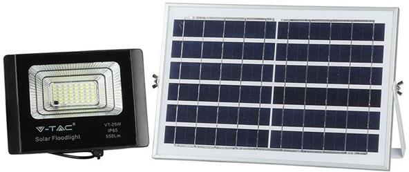 Svítidlo solární V-TAC VT-25W 12W 4000K
