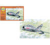 Model Směr MiG-15 UTI 1:72 15 x 14 cm