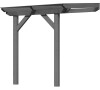Dřevěná pergola KARIBU CLASSIC 2A šedá / čirý PC 10 mm