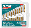 Vrtáky do kovu, sada 12ks TOTAL TOOLS