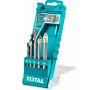 Vrtáky do skla, sada 5ks, industrial TOTAL TOOLS