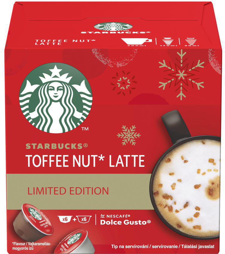 Kapsle Starbucks NESTLE DOL.G. TOFFEE NUT LATTE Nescafé Dolce Gusto