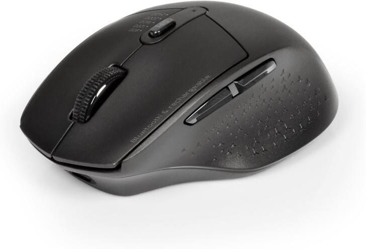 PORT CONNECT Office rechargeable bluetooth combo, bezdrátová nabíjecí myš, černá (900715)