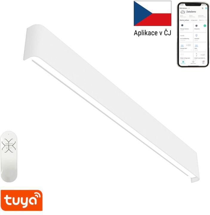 Smart nástěnné svítidlo Immax NEO LÍNEA 07137-W Zigbee 3.0 76cm 40W, bílé