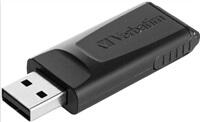 VERBATIM Flash Disk 128GB Store 'n' Go Slider, černá (49328)