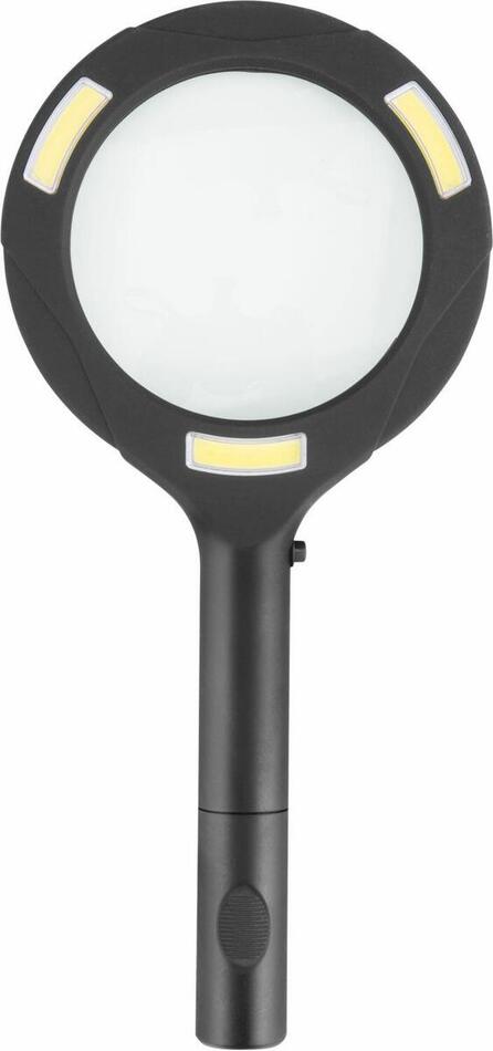 Lupa se světlem 80lm, 5x zvětšení, 3x0,5W COB LED EXTOL-LIGHT