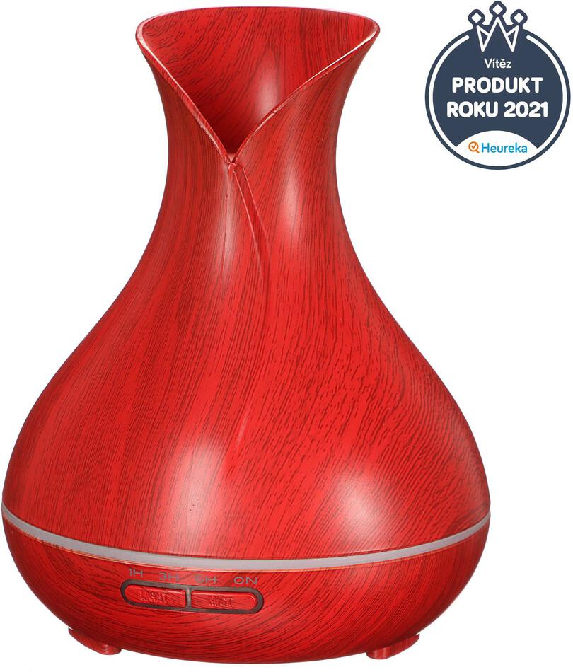 Aroma difuzer Sixtol Vulcan, červené dřevo, 350ml