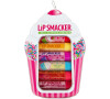 Lip Smacker Cupcake Pink Tin Pox balzám na rty 6 ks