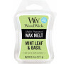 WoodWick Vonný vosk Mint leaf basil 22,7g