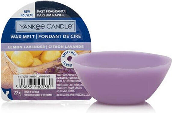 Yankee Candle Lemon Lavender vonný vosk 22 g