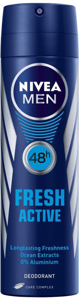 Nivea Men Fresh Active deodorant ve spreji 150 ml pro muže