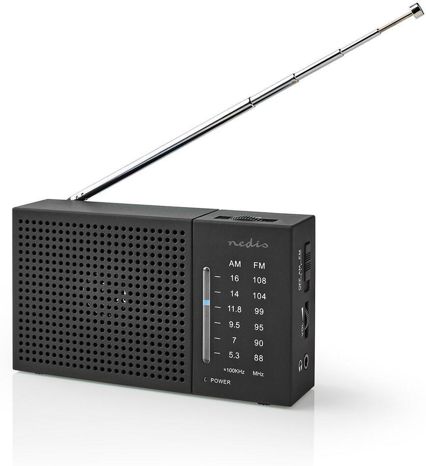 Rádio NEDIS RDFM1200BK