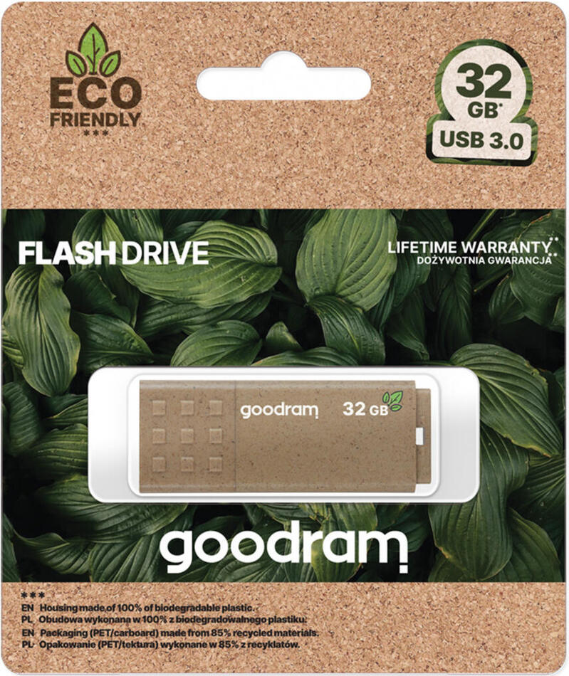 USB flash disk GOODRAM 32GB UME3, 3.0, ECO FRIENDLY (UME3-0320EFR11)