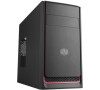 COOLER MASTER PC skříň MASTERBOX E300L, červená (MCB-E300L-KN5N-B00)