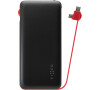 Powerbanka FIXED Zen s kabelem microUSB/USB-C, 10 000 mAh, černá (FIXZEN-10MC-BK)