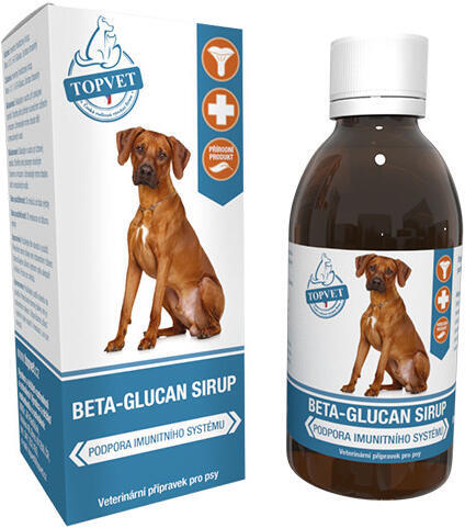 Beta-glucan sirup pro psy TOPVET 200ml