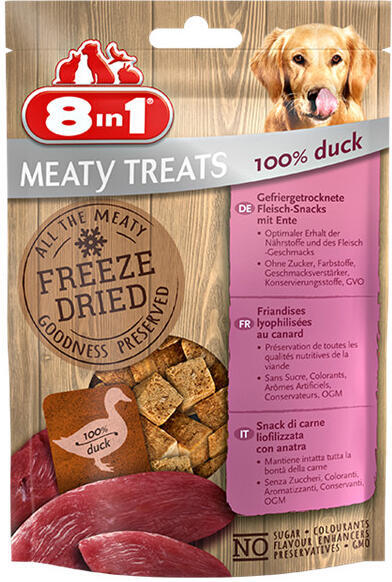 Pochoutka 8in1 Meaty Treats FD Duck 50g