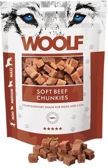 WOOLF Classic poch. Soft Beef Chunkies 100g